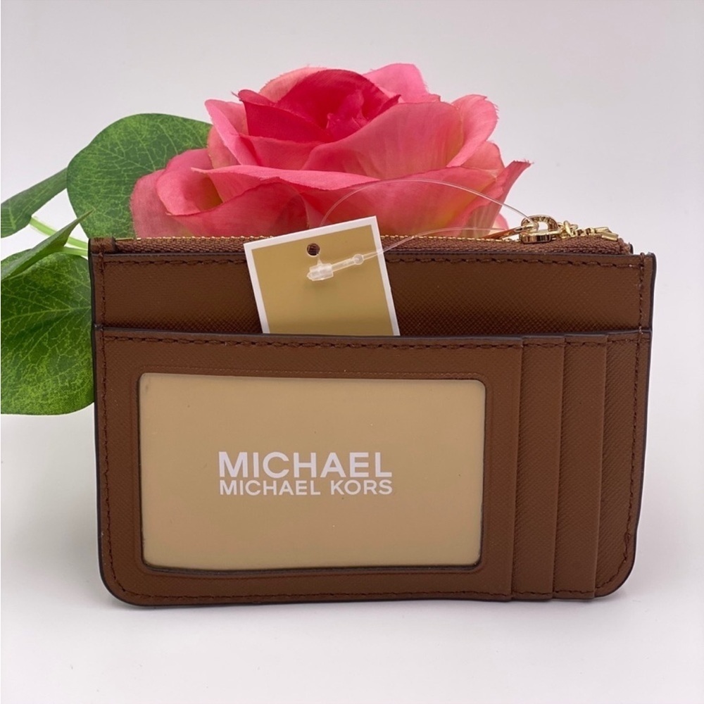 Michael Kors Small Coin Pouch Wallet Card Holder - Picture 2 of 6